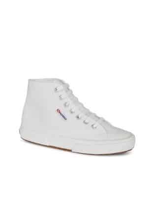 White high top trainers