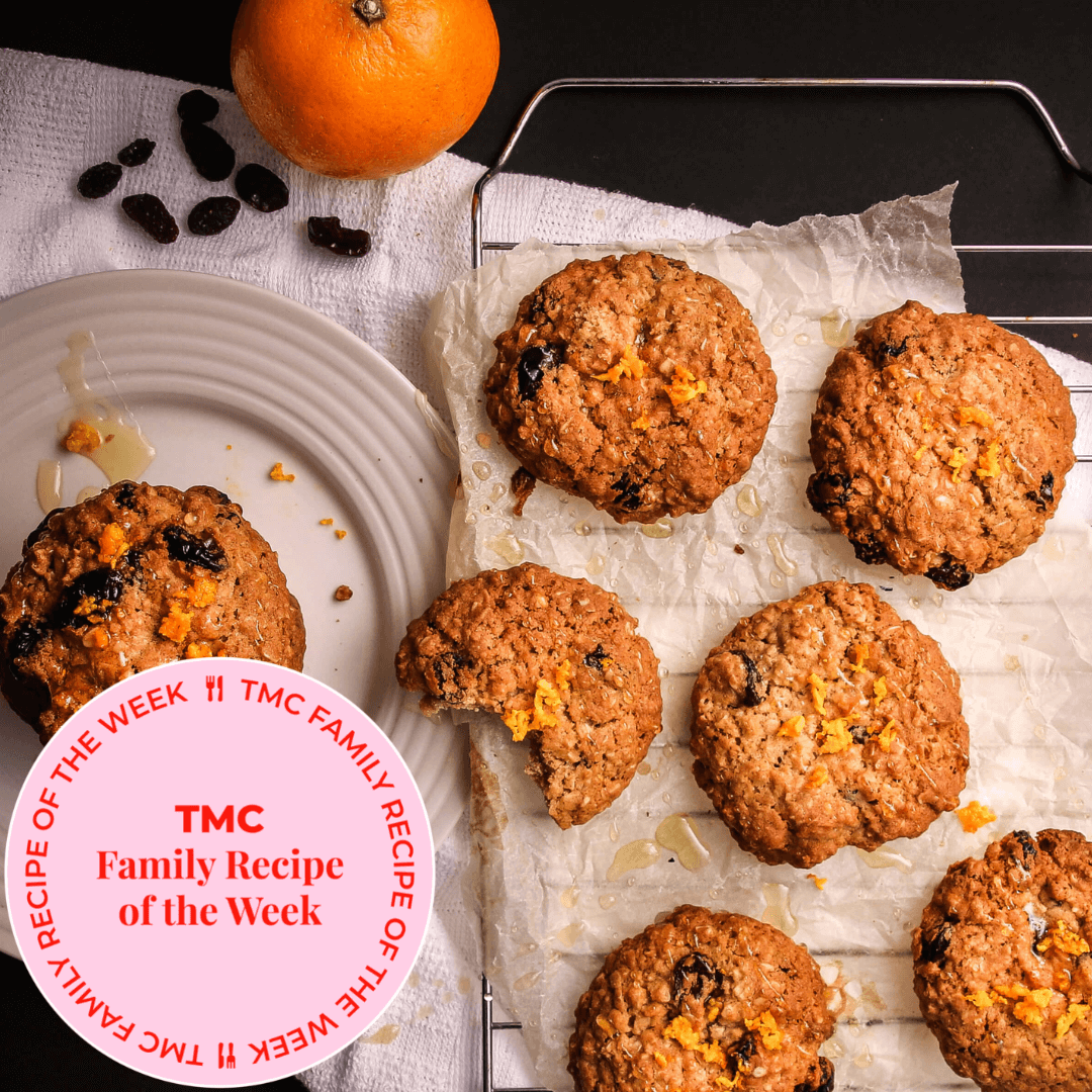 TMC Recipe Of The Week: Orange, Oat and Raisin Cookies