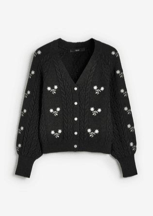 Embroidered  Cardigan