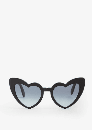 Lou Lou heart shaped sunglasses