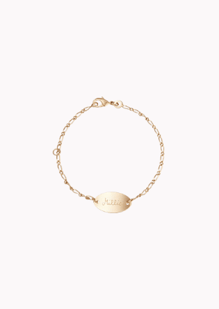 Personalised Oval Chain Bracelet