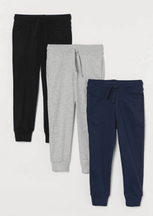 3- pack joggers