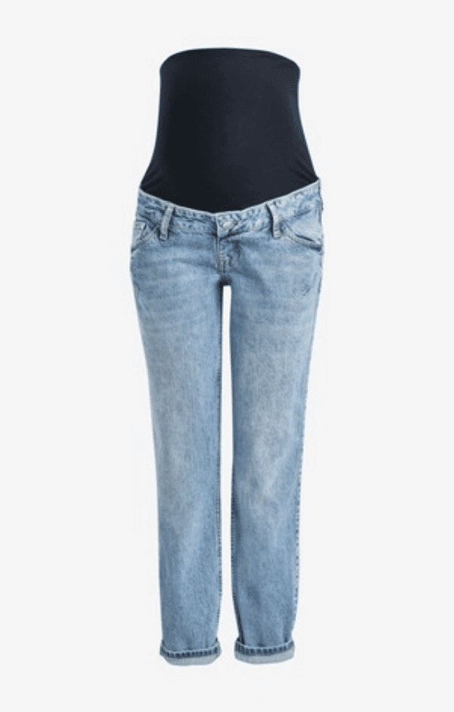 Womens Blue Mom Maternity Jeans