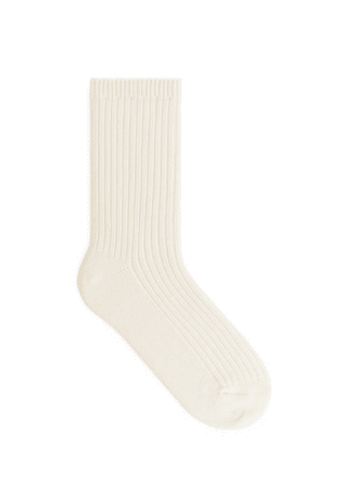 Chunky Cotton Rib Socks