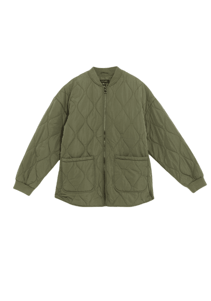 Khaki Quilted Jacket