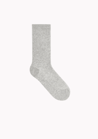 Ribbed Sock Grey