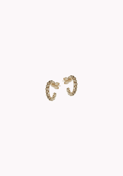Gold Mondello Mini Hoop Earrings