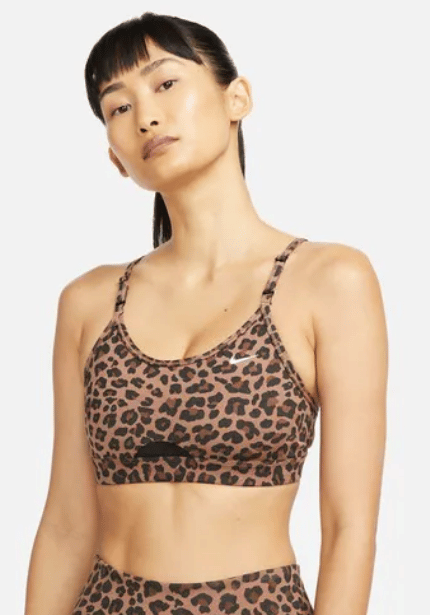 Glitter Leopard Indy Low Support Padded Bra