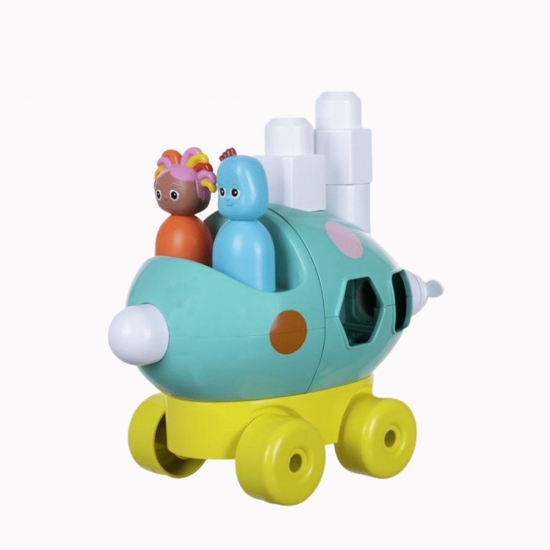 Pinky Ponk Building Blocks & Shape Sorter Vehicle Toy- £16