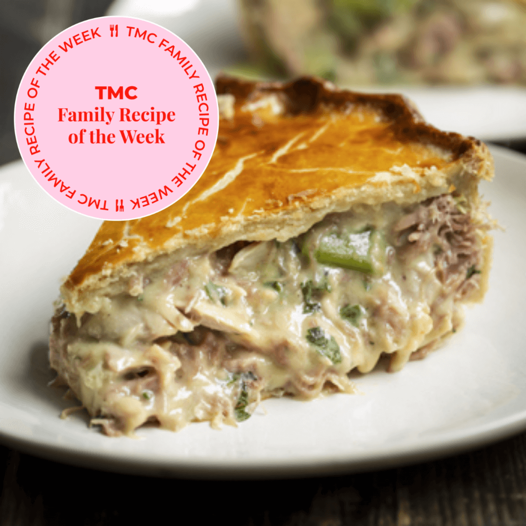 TMC Family Recipe Of The Week: Chicken, Ham & Leek Pie.