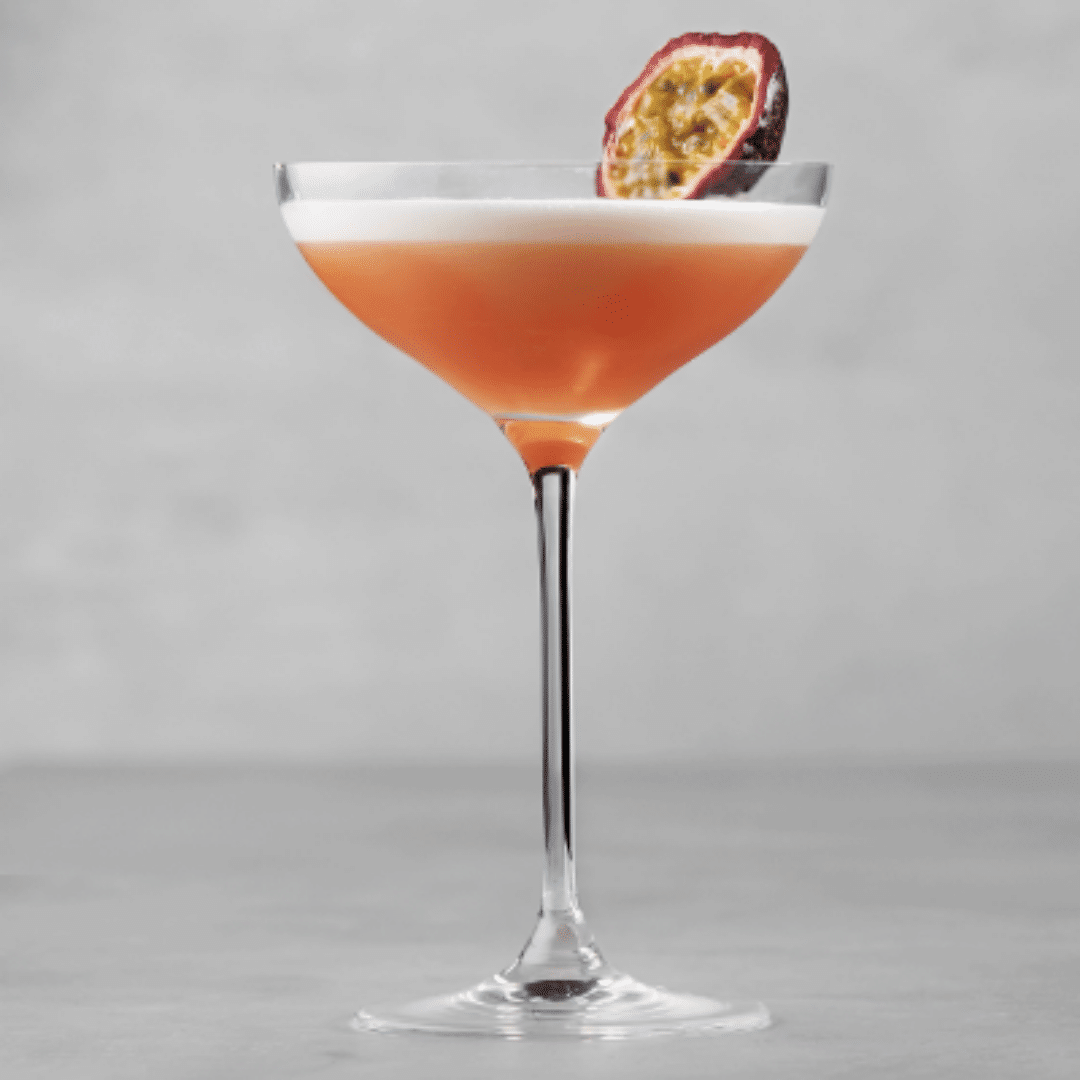 Passion Fruit Martini Mocktail 