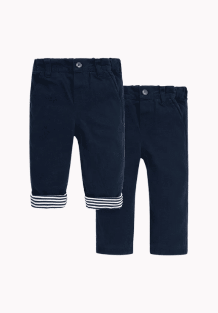 Jersey Lined Twill Trousers
