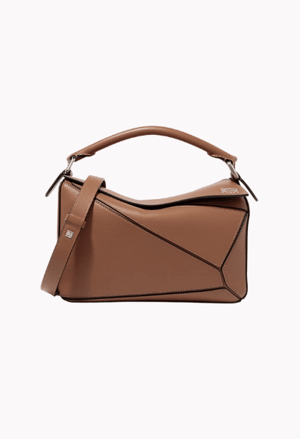Puzzle Small Leather Shoulder Bag 