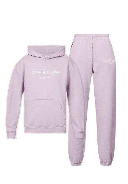 Sunset Tower Branded Cotton-Jersey Tracksuit