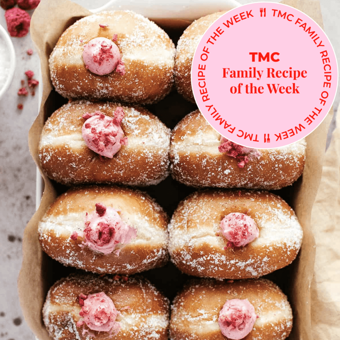TMC Family Recipe Of The Week: Raspberry Cheesecake Brioche Doughnuts
