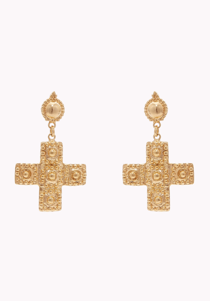 Catania Cross Earrings