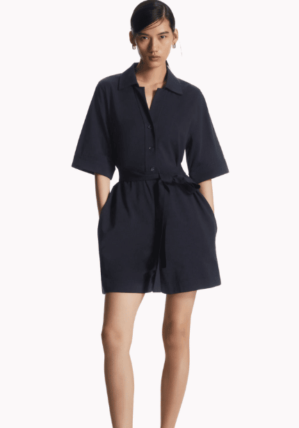 Belted Jersey Playsuit