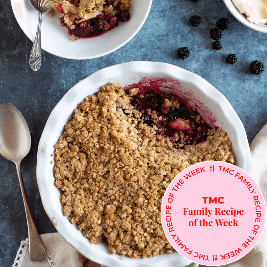 TMC Family Recipe Of The Week: Easy Blackberry Crumble