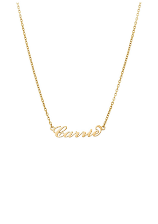 Personalised Carrie Name Necklace