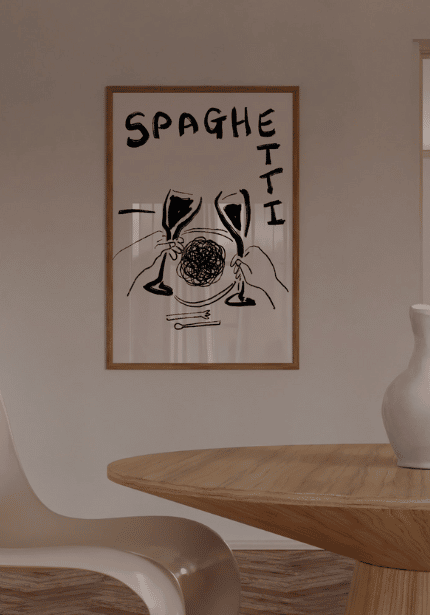 Spaghetti Print