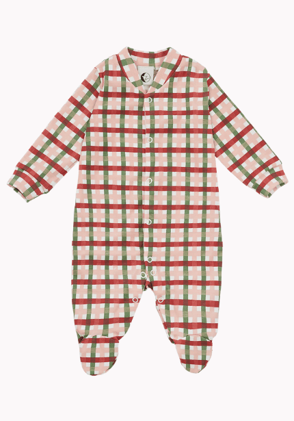 Baby Sleepsuit - Party Check