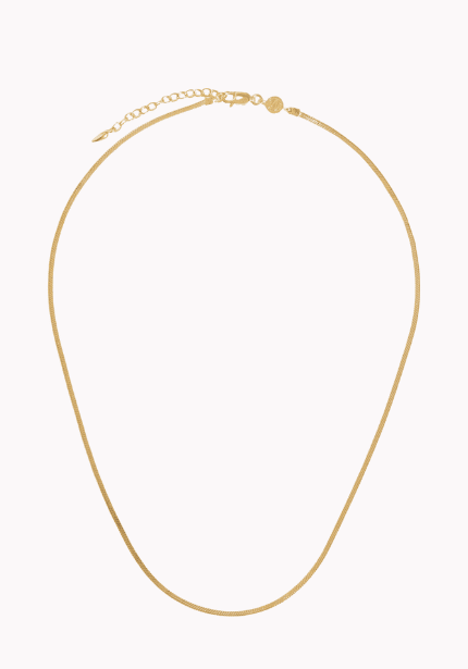 Lucy Williams Square Snake Chain Necklace