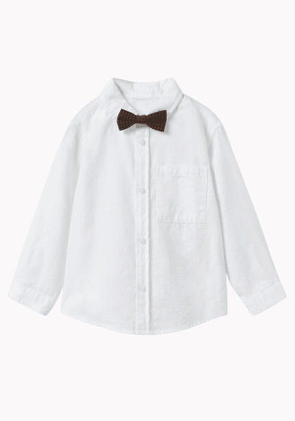 Shirt with Bow Tie