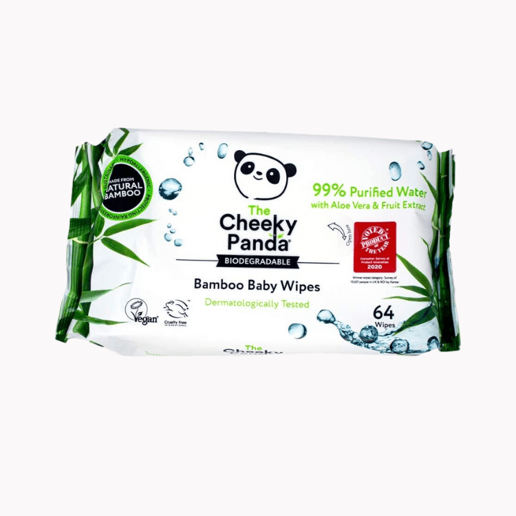  The Cheeky Panda - Bamboo Biodegradable Baby Wipes £2.84