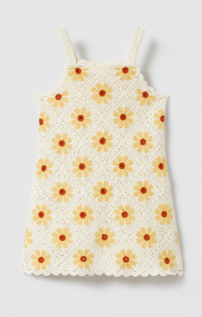 Knit Crochet Dress