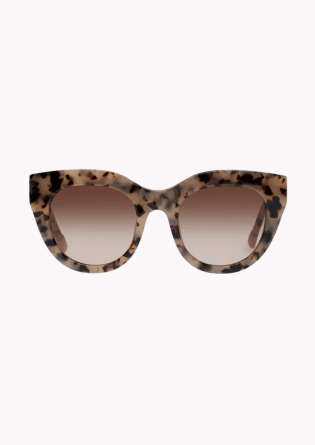 Cat-eye acetate Sunglasses in Cookie Tort