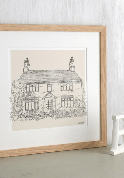 Personalised House Sketch