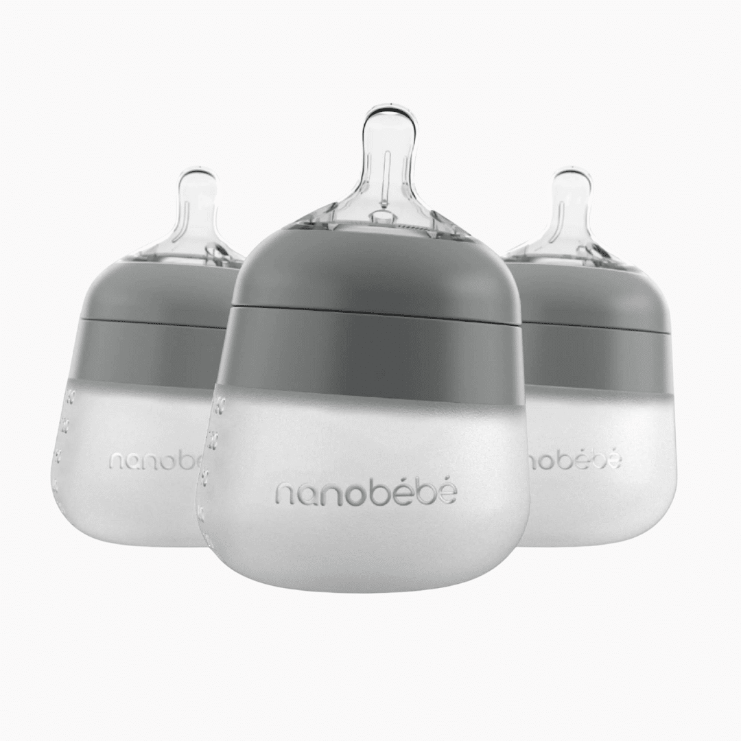 Nanobebe Flexy Silicone Baby Bottle - 3 pack £18.99
