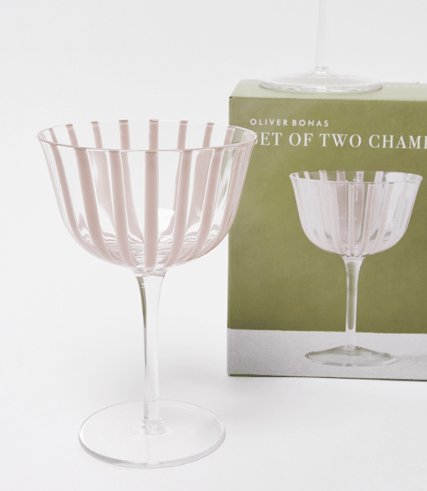 Champagne Saucers Set of Two
