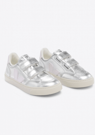 Chrome Strap Trainers