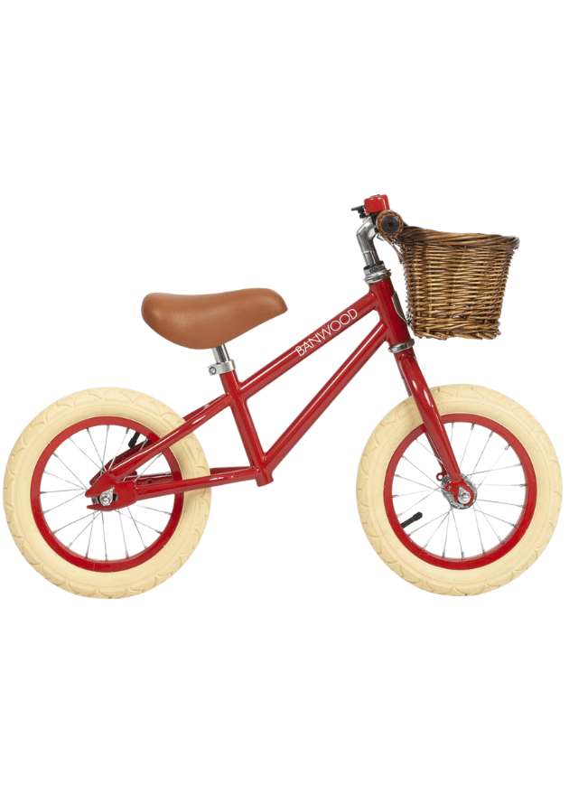 Red Vintage Balance Bike 