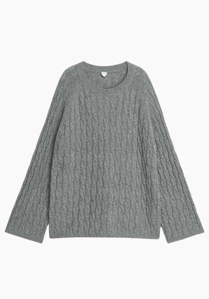 Relaxed Cable Knit Jumper