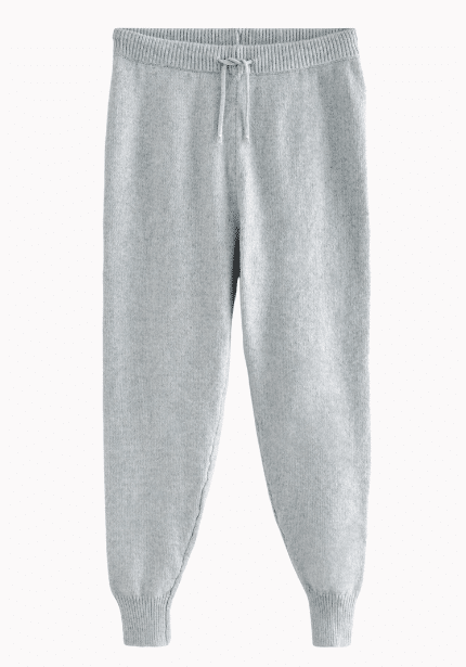 Grey Knitted Lounge Joggers