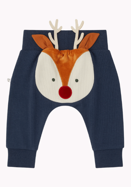 Reindeer Ribbed Joggers