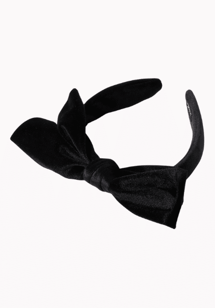 Velvet Bow Headband