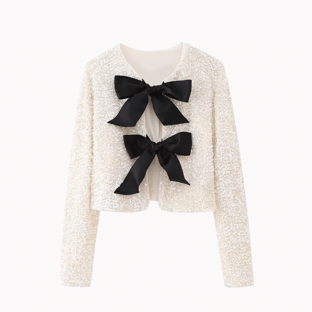 Bow Sequin Top