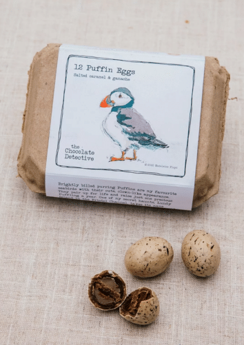 Salted Caramel Puffin Eggs