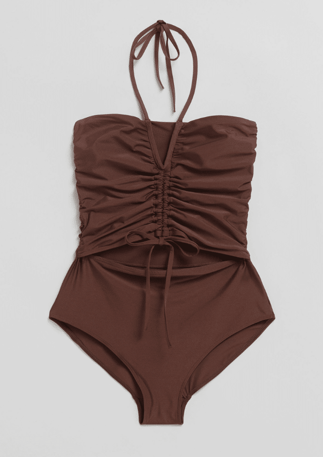 Ruched Bandeau Swimsuit