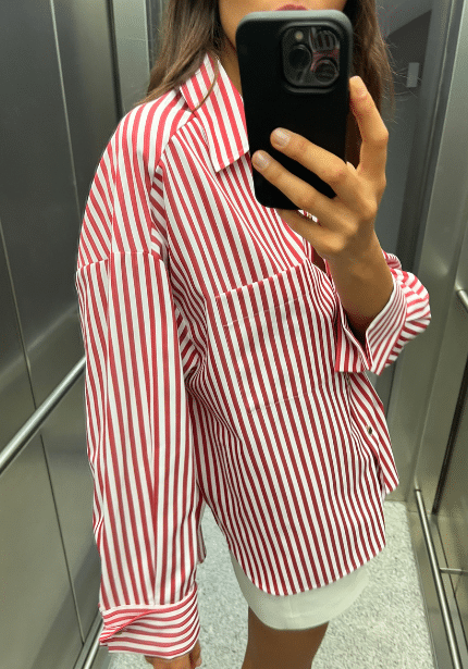 Oversized Stripe Shirt