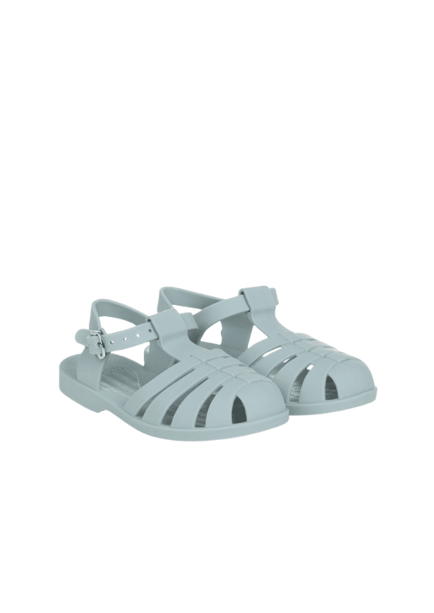 Pale Blue Jelly Sandals