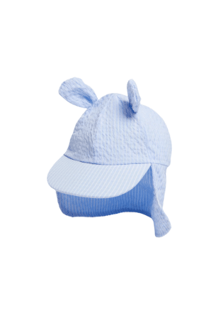 Blue Stripe Keppie Hat 