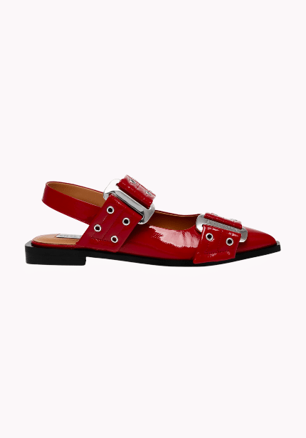 Red Patent Sandals