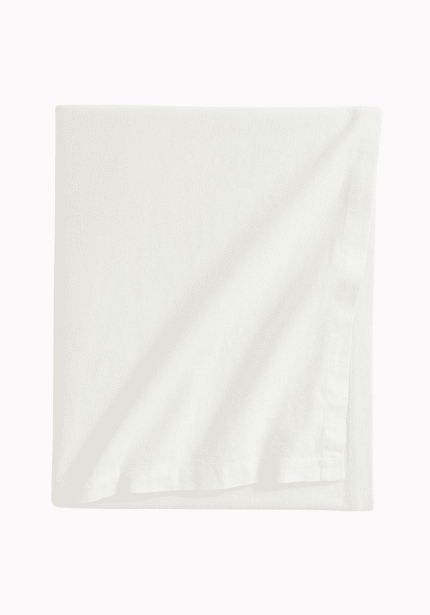 White Linen Blend Table Cloth