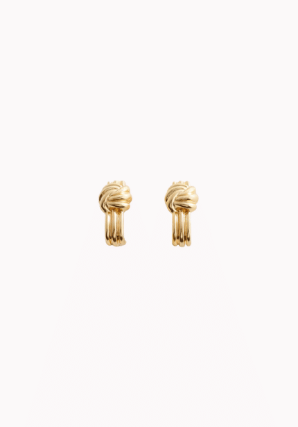 Gold Intertwined Earrings