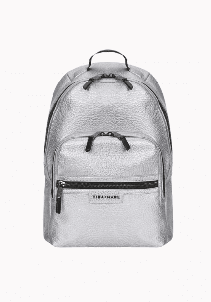 Silver Changing Backpack