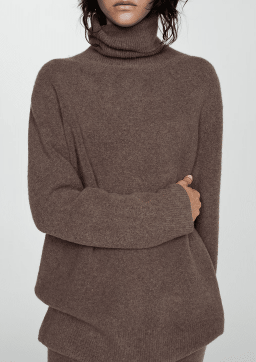 Turtleneck Knit Sweater